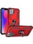 Apple iPhone 11 Pro Kılıf Çift Katmanlı Polikarbon Koruma ve Manyetik Tutucu Stand Yüzük 3