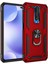 Xiaomi Redmi K30 - X2 Kılıf Çift Katmanlı Polikarbon Koruma ve Manyetik Tutucu Stand Yüzük 5