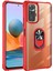 Xiaomi Redmi Note 10 Pro Kılıf Anti-Shock Darbe Önleyici Renkli Kenarlar, Metal Yüzüklü Kılıf 1