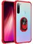 Xiaomi Redmi Note 8 Kılıf Anti-Shock Darbe Önleyici Renkli Kenarlar, Metal Yüzüklü Kılıf 1