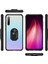 Xiaomi Redmi Note 8 Kılıf Anti-Shock Darbe Önleyici Renkli Kenarlar, Metal Yüzüklü Kılıf 4