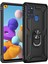 Samsung Galaxy A21S Kılıf Çift Katmanlı Polikarbon Koruma ve Manyetik Tutucu Stand Yüzük (Uyumlu) 1