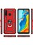 Huawei P30 Lite Kılıf Çift Katmanlı Polikarbon Koruma ve Manyetik Tutucu Stand Yüzük 4