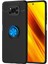 Xiaomi Poco X3 Kılıf Yüzüklü ve Manyetik Araç Tutuculu Tpu Silikon 2