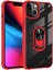 Apple iPhone 13 Mini Kılıf Anti-Shock Darbe Önleyici Renkli Kenarlar, Metal Yüzüklü Kılıf 1