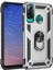Huawei P40 Lite E Kılıf Çift Katmanlı Polikarbon Koruma ve Manyetik Tutucu Stand Yüzük 1