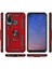 Huawei P40 Lite E Kılıf Çift Katmanlı Polikarbon Koruma ve Manyetik Tutucu Stand Yüzük 2