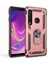 Samsung Galaxy A9 2018 Uyumlu Kılıf Çift Katmanlı Polikarbon Koruma ve Manyetik Tutucu Stand Yüzük 1