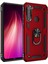 Xiaomi Redmi Note 8 Kılıf Çift Katmanlı Polikarbon Koruma ve Manyetik Tutucu Stand Yüzük 1