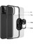 Apple iPhone 13 Pro Max Kılıf Anti-Shock Darbe Önleyici Renkli Kenarlar, Metal Yüzüklü Kılıf 3