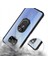 Xiaomi Poco X3 Kılıf Anti-Shock Darbe Önleyici Renkli Kenarlar, Metal Yüzüklü, Polikarbon Kılıf 5