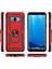 Samsung Galaxy S8 Kılıf Çift Katmanlı Polikarbon Koruma ve Manyetik Tutucu Stand Yüzük 3
