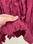 Tirola Kırışık Kumaş ETEK-KN4514 Bordo 3