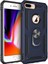 Apple iPhone 7 - 8 Plus Kılıf Çift Katmanlı Polikarbon Koruma ve Manyetik Tutucu Stand Yüzük 1