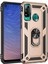Huawei P40 Lite E Kılıf Çift Katmanlı Polikarbon Koruma ve Manyetik Tutucu Stand Yüzük 1