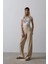 Beli Yarım Lastikli Palazzo Pantolon - Camel 2