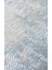 Modena Mdn 02 Cream Blue Şık ve Modern Sıkı Dokuma Hav Toz Vermez Makine Halısı 3