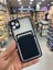 Apple iPhone 11 Pro Max Kılıf Kredi Kartlıklı Silinebilir Arkası Mat Silikon Kenar Renkli 2