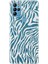 General Mobile Gm 21 Pro Kılıf Pure Modern Desenli Silikon Kapak Parildayan Zebra 1