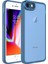 Apple iPhone Se 2020 Uyumlu Kamera Korumalı Transparan Metal Platin Kaplamalı Lux Kapak 2