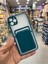 Apple iPhone 11 Pro Max Kılıf Kredi Kartlıklı Silinebilir Arkası Mat Silikon Kenar Renkli 4