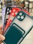 Apple iPhone 11 Pro Max Kılıf Kredi Kartlıklı Silinebilir Arkası Mat Silikon Kenar Renkli 7