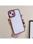 Apple iPhone 14 Promax Kılıf Kenarları Renkli Arkası Şefaf Renkli Şık Görünüm Dayanıklı 1