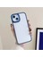 Apple iPhone 14 Pro Kılıf Kenarları Renkli Arkası Şefaf Renkli Şık Görünüm Dayanıklı 1