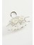 Yaprak Inci Taşlı Metal Mandal Toka 4,5 cm 1