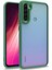 Xiaomi Redmi Note 8 Kılıf Kamera Çıkıntılı Arkası Şeffaf Kenarları Elektroplatin Kaplamadır 1