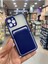 Apple iPhone 12 Pro Kılıf Kredi Kartlıklı Silinebilir Arkası Mat Silikon Kenar Renkli 5