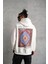 Erkek Kilim Desen Kapüşonlu Sweat- Beyaz 1