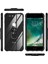Apple iPhone 7 /8 Plus Kılıf Anti-Shock Darbe Önleyici Renkli Kenarlar, Metal Yüzüklü Kılıf 2