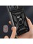 Infinix Hot 12I Kılıf Mıknatıslı Araç Tutucu Yüzük ve Kapaklı Lens Korumalı Sürgülü Tank Kılıf 2