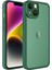 Apple iPhone 14 Uyumlu Kamera Korumalı Transparan Metal Platin Kaplamalı Lux Kapak 2