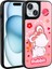 Apple iPhone 14 Kılıf Parlayan Kabartmalı Kenarları sağlam Ikoniks Figürlü Silikon Kapak 1