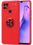 Oppo A15S Kılıf Yüzüklü ve Manyetik Araç Tutuculu Tpu Silikon 2