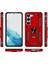 Samsung Galaxy S23 Plus Kılıf Çift Katmanlı Polikarbon Koruma ve Manyetik Tutucu Stand Yüzük 5