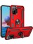 Xiaomi Redmi Note 10S Kılıf Çift Katmanlı Polikarbon Koruma ve Manyetik Tutucu Stand Yüzük 1