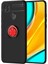 Xiaomi Redmi 9c Kılıf Yüzüklü ve Manyetik Araç Tutuculu Tpu Silikon 1