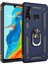 Huawei P30 Lite Kılıf Çift Katmanlı Polikarbon Koruma ve Manyetik Tutucu Stand Yüzük 1