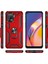 Oppo Reno 5 Lite Kılıf Çift Katmanlı Polikarbon Koruma ve Manyetik Tutucu Stand Yüzük 2
