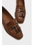 Metal Tokalı Püsküllü Kadın Loafer Ayakkabı 4