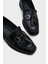 Metal Tokalı Püsküllü Kadın Loafer Ayakkabı 4