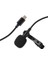 Puluz Type-C Profesyonel Telefon Youtuber Yaka Mikrofonu 1.5M-(5775) - NTR4307-9009 1