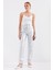 918 Ip Askılı Crop Top - Beyaz 2