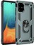 Samsung Galaxy A71 Kılıf Sofya Yüzüklü Silikon Kapak - Yeşil Svlrs 1