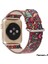 Ally Apple Watch 7-8 45MM 6-5-4 44MM Watch Ultra 49MM Döngü Desenli Pu Deri Kordon - NTR8152-5032 1