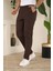 Erkek Slim Fit Likralı Bilek Boy Dilli Kumaş Pantolon 1