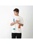Unisex Bisiklet Yaka Baskılı Oversize T-Shirt - Beyaz 4
